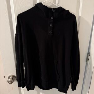 Old Navy Black Fleece Hoodie